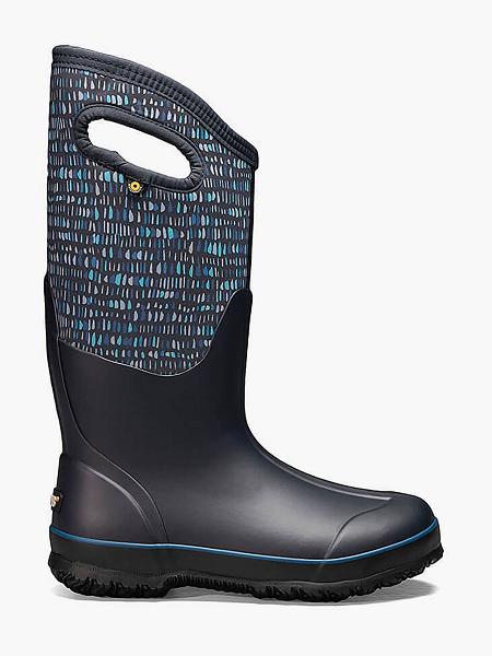 BOGS Boots Deutschland - Classic Tall Twinkle Winterstiefel Damen DunkelBlau Multi DE89736